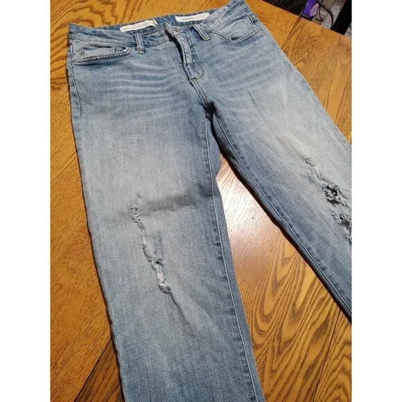 PILCRO And The Letterpress Womens Jeans 26 BLUE SLIM BOYFRIEND Preowned - Picture 9 of 12